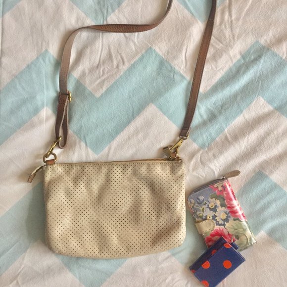 Fossil leather cross-body satchel - Picture 5 of 8